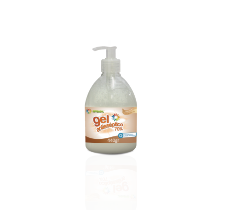 Álcool Gel 440gr Pump